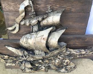 Ship wall art