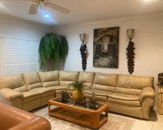 Exceptionally large sectional sofa