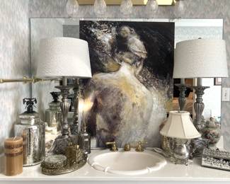 Art; matching lamps