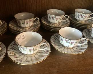 Precious Furstenberg porcelain cups and saucers
