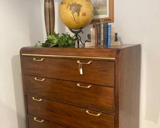 Coordinating chest of drawers; globe