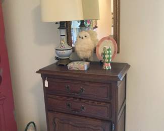 Cabinet; mirror