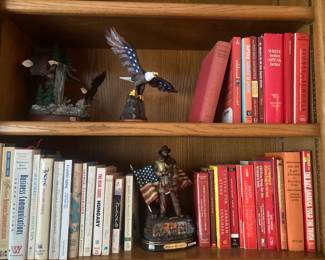 More eagles and books