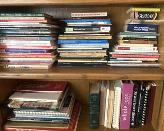 Books on world travels. (The Prathers went to every continent!!)