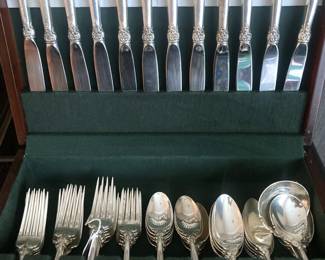 Fabulous! 71 pieces of Grande Baroque sterling silver by Wallace