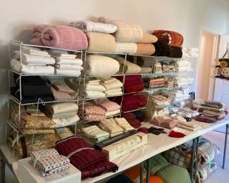 Lots of linens