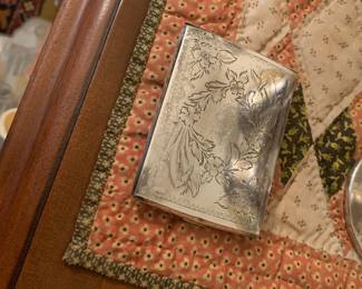 Sterling card holder
