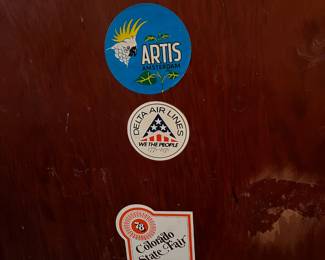 Vintage stickers