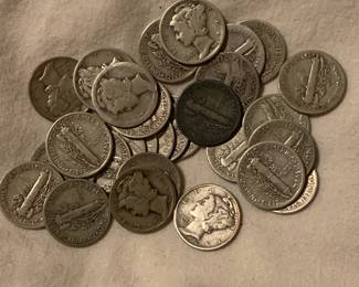 American silver coins