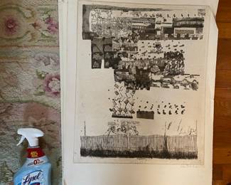 Original artwork - Drawings, Studies, Lithographs, more (Bottle shown for scale)