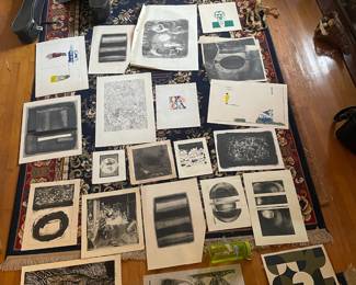 Original artwork - Drawings, Studies, Lithographs, more