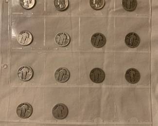 American silver coins