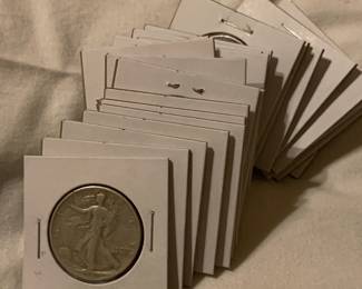 American silver coins