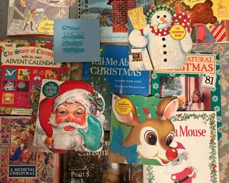 Vintage Christmas books - Children's books