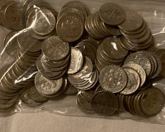 American silver coins