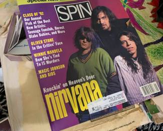 Vintage music magazines