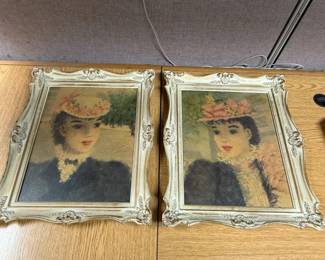 Framed Vintage Impressionist Prints