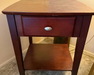 Wood End table