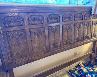 Headboard and metal frame