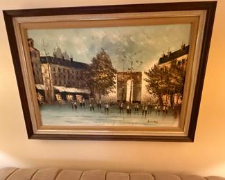 Over Couch signature B Cooper painting