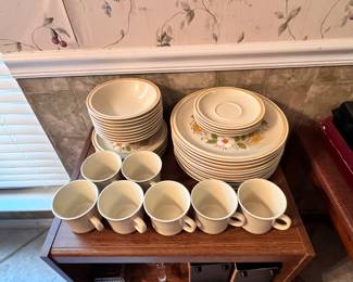 Vintage Japanese Stoneware - Hearthside Garden Festival - 37 pieces