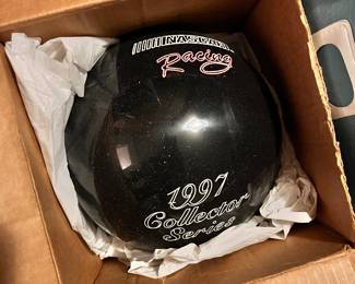 1997 NASCAR collector series bowling ball (no holes)