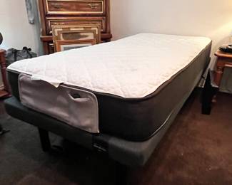 Tempurpedic twin bed with adjustable base