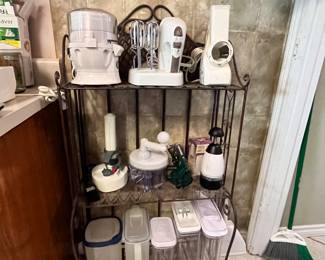 Mixers, choppers, food processors and storage containers