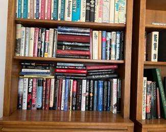 Books galore; many first editions - USA and UK "True first editions"