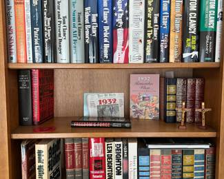 Books galore; many first editions - USA and UK "True first editions"