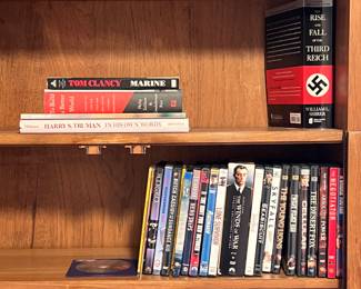 Books galore; many first editions - USA and UK "True first editions"