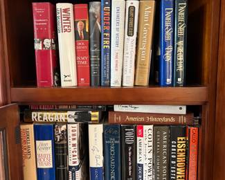 Books galore; many first editions - USA and UK "True first editions"