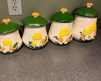 Mushroom canister set