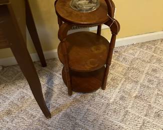 Antique ashtray stand