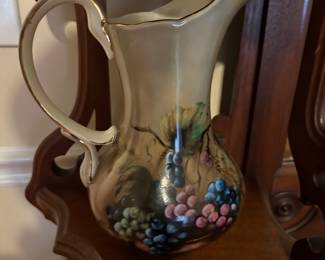 Antique Hand painted pitcher