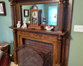 antique mantle from their home in west Tennessee 