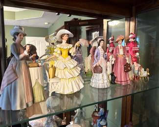 Avon lady figurines 