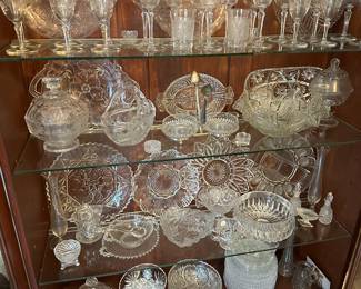 Vintage and antique glassware