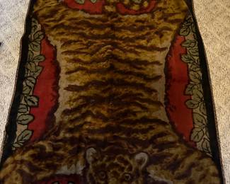 Shroock antique horsehair carriage blanket/throw