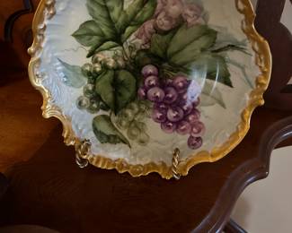 Hand painted Bavarian plates