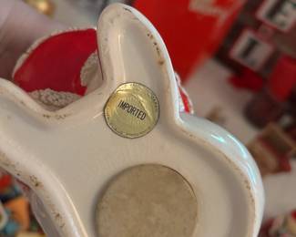 Vintage santa piggy bank