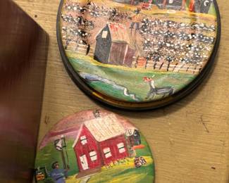 Folk Art Jar lids