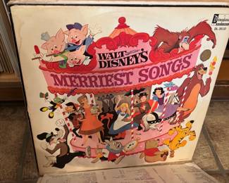 Walt Disney's Merriest Songs Vinyl