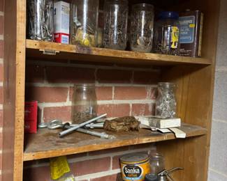 Tools, Jars of hardware