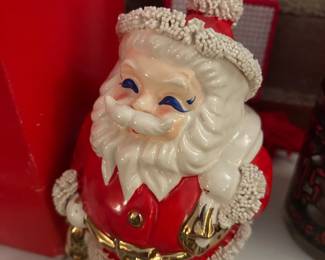Vintage santa piggy bank