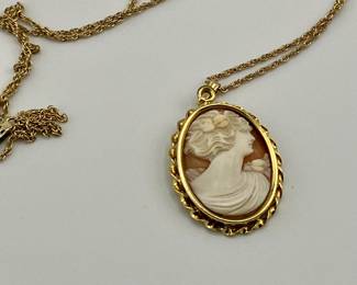 Cameo necklace