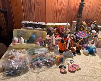 Vintage easter and holiday decor