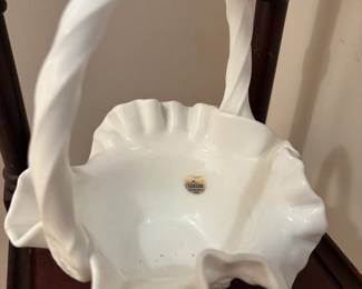 Fenton Glass Basket