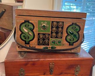 Cash Box Wooden Box purse