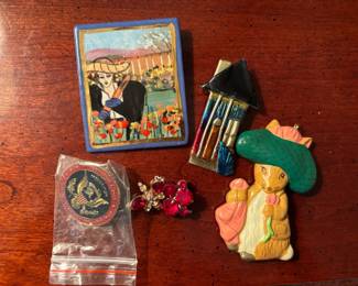 Unique brooches